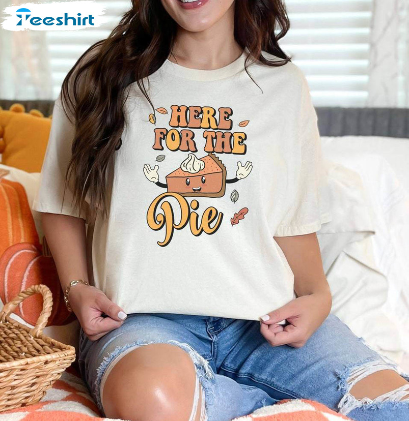 Pumpkin Pie Funny Shirt, Cute Pie Fall Short Sleeve Sweater