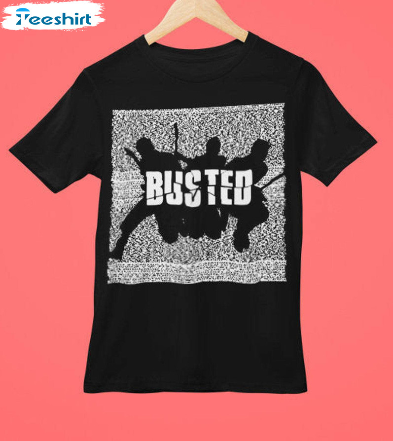 Busted Band 2023 Tour Shirt, Perfect Concert Short Sleeve Tee Tops