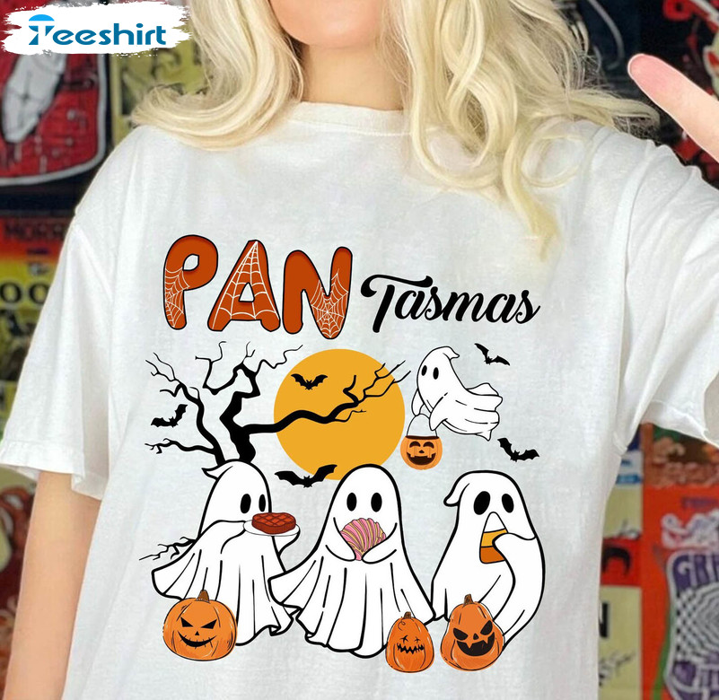 Pantasmas Ghost Shirt, Spooky Conchas Unisex Hoodie Long Sleeve