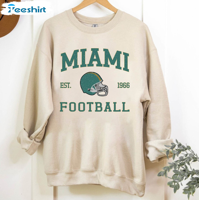 Miami Dolphins Vintage Shirt, Miami Football Unisex T Shirt Unisex Hoodie