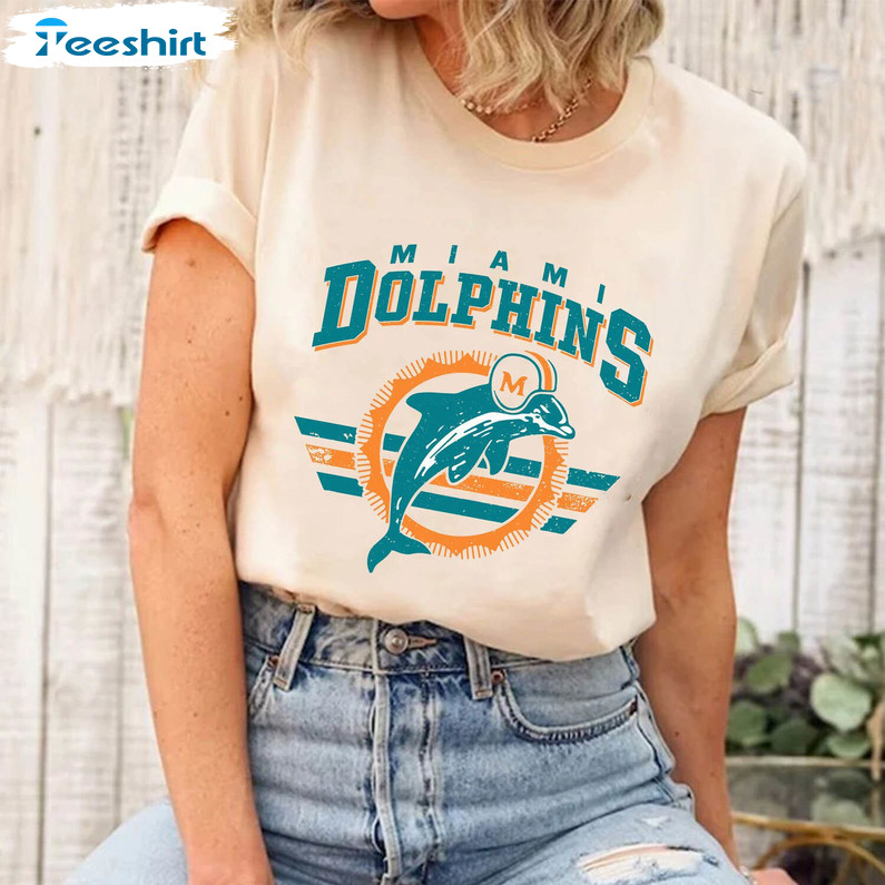 Miami Football Funny Shirt, Miami Dolphin Unisex T Shirt Short Sleeve