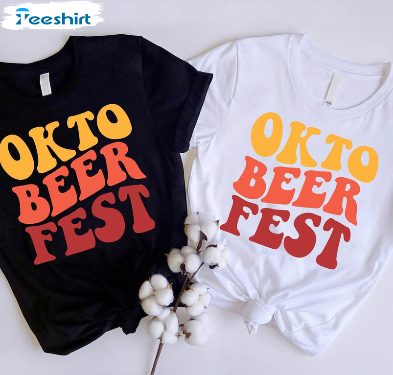 Oktoberfest Sweatshirt , Beer Festival Crewneck Short Sleeve