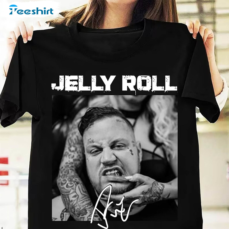 Jelly Roll Addiction Kills Shirt, Trendy Music Short Sleeve Crewneck