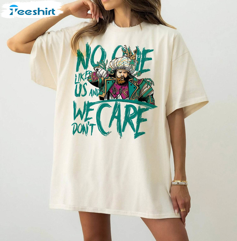 Jason Kelce Shirt, Philly No One Like Us And We Don T Care Short Sleeve Unisex T Shirt