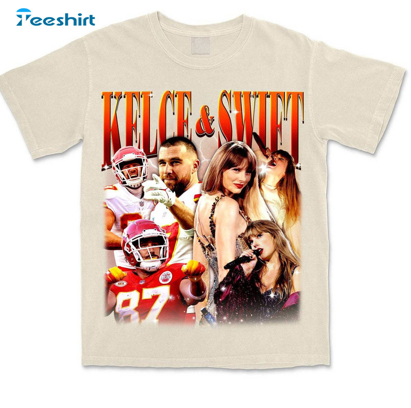 Travis Kelce And Taylor Swift Shirt, Kansas Football Long Sleeve Unisex T Shirt