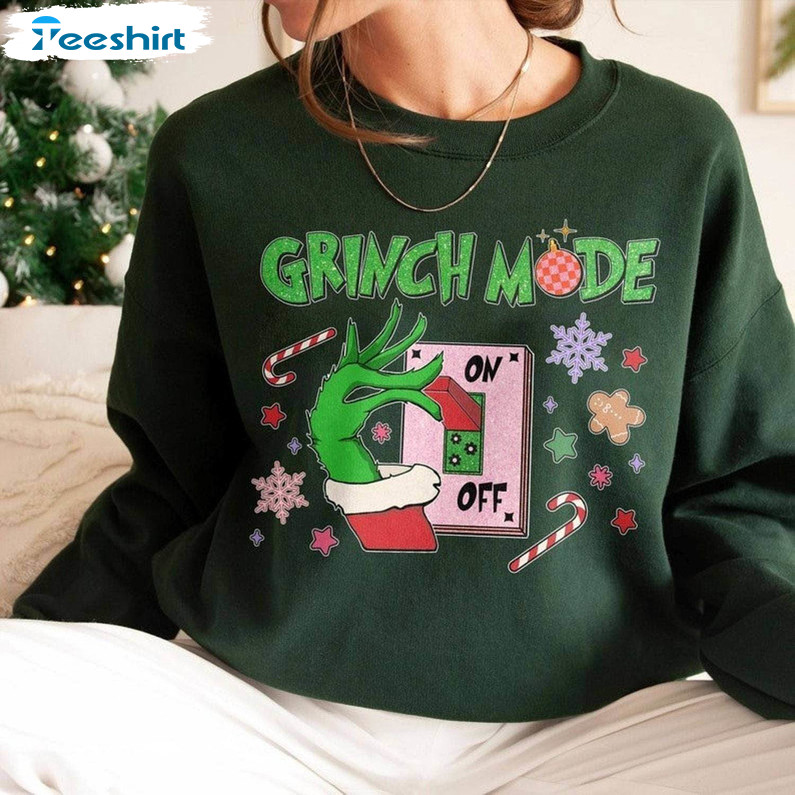 Grinch Hand Funny Shirt, Whoville University Long Sleeve Unisex Hoodie