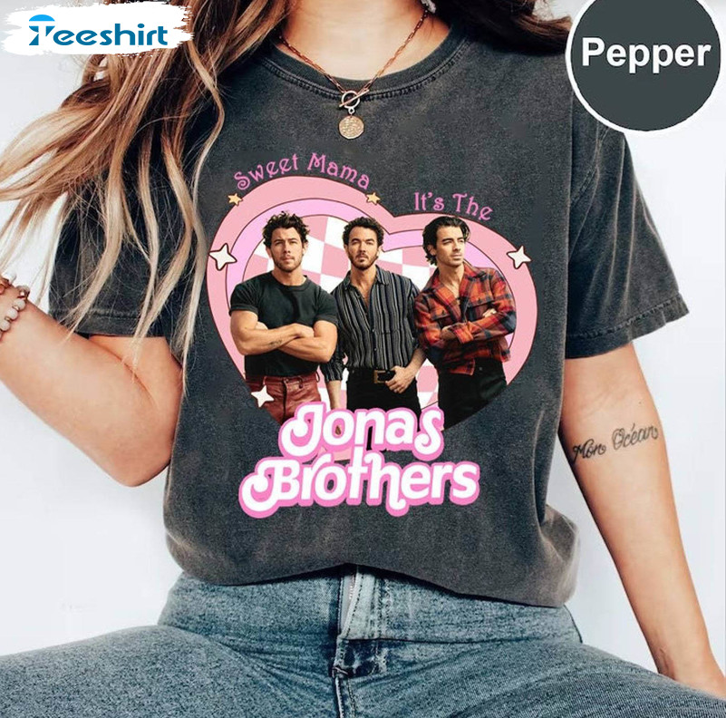 Sweet Mama It S The Jonas Brothers Shirt, Jonas Brothers Long Sleeve Unisex Hoodie