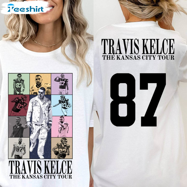 Travis Kelce The Eras Tour Vintage Shirt, America Football Tee Tops Crewneck