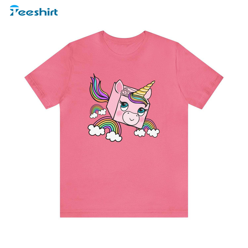 Unicorn Cube Shirt, Trendy Unisex T Shirt Unisex Hoodie