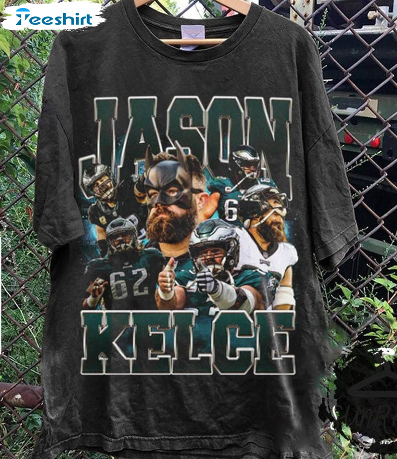 Jason Kelce Vintage Shirt, Sport Trendy Sweater Short Sleeve
