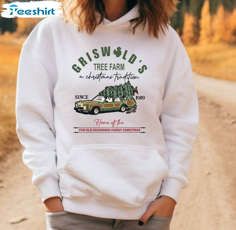 Griswold S Co Tree Farm Funny Shirt, Xmas Matching Tee Tops Crewneck