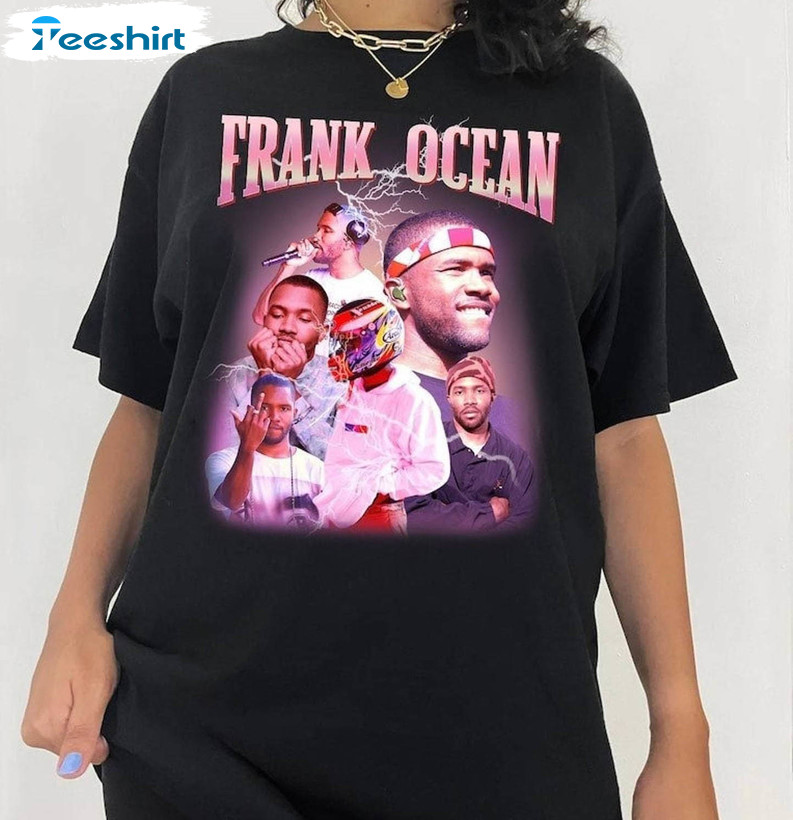 Retro Frank Blond Album Shirt, Hip Hop Music Long Sleeve Unisex Hoodie