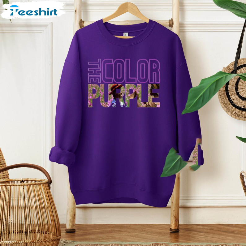 Purple Musical 2023 Movie Shirt, The Color Purple Crewneck Unisex Hoodie