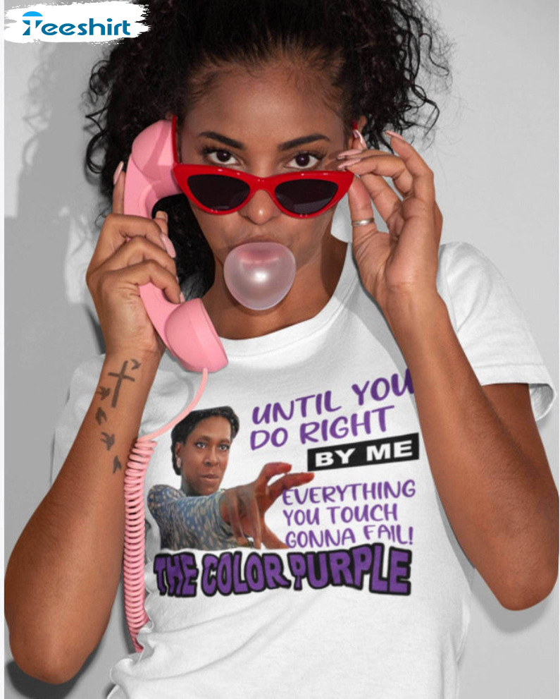 The Color Purple Movie Shirt, Trendy Unisex Hoodie Short Sleeve