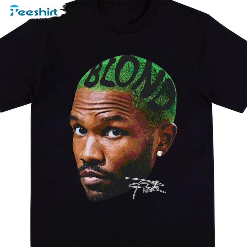 Vintage Frank Style Ocean Shirt, Album Cover Crewneck Unisex T Shirt