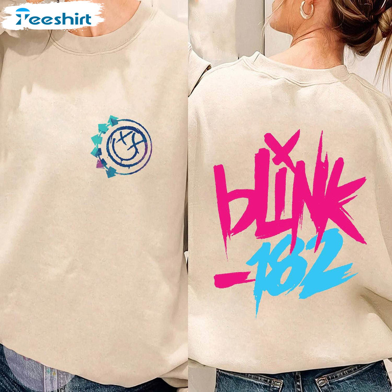 Blink 182 Shirt, Rock N Roll Music Hoodie Short Sleeve