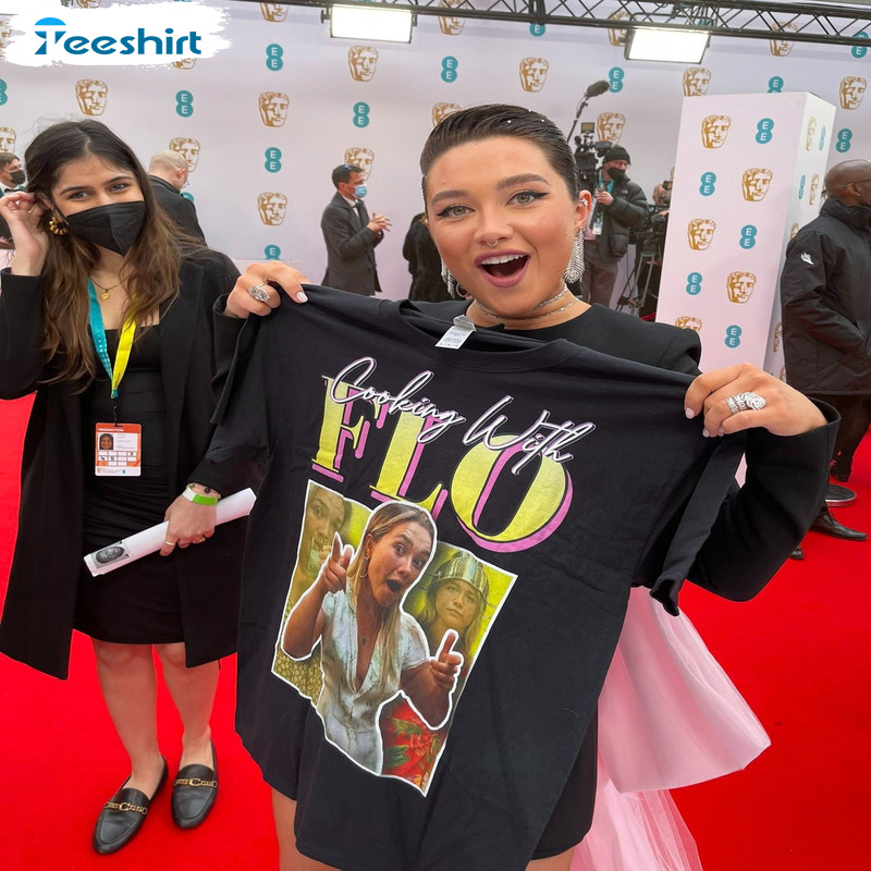 Cooking With Flo Shirt - Cooking With Florence Pugh Sweatshirt Long Sleeve