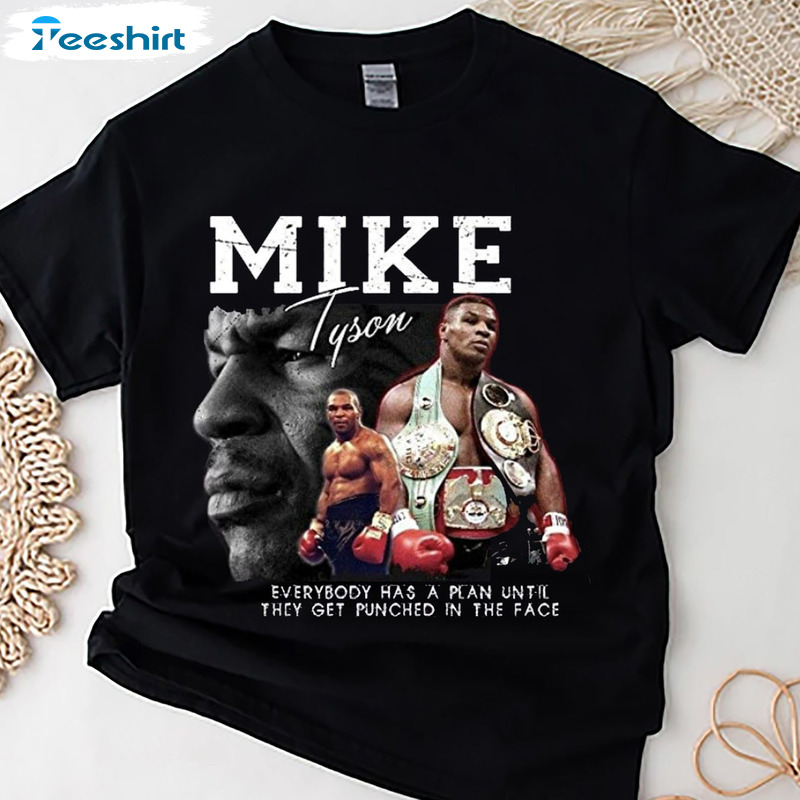 Iron Mike Graphic Shirt - Tyson Retro Inspired Tee Tops Unisex Hoodie