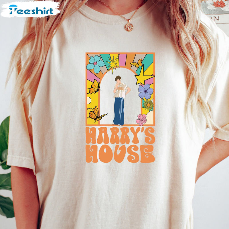 Colors Harry House Shirt - Harry Album Vintage Style Sweatshirt Long Sleeve