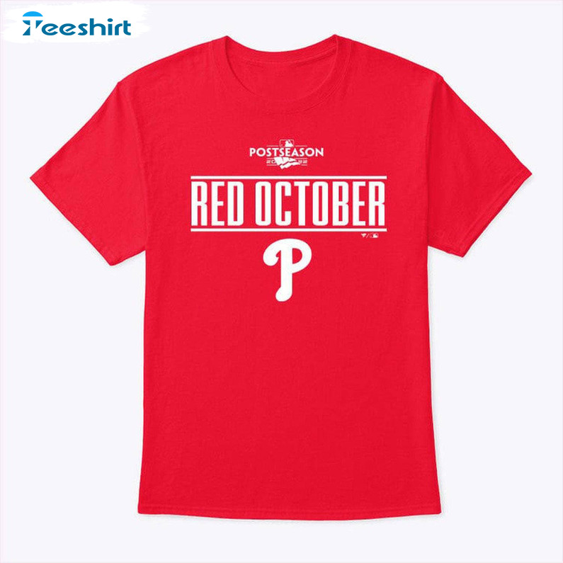 Phillies Red October Shirt, Phillies Take October Crewneck Unisex Hoodie