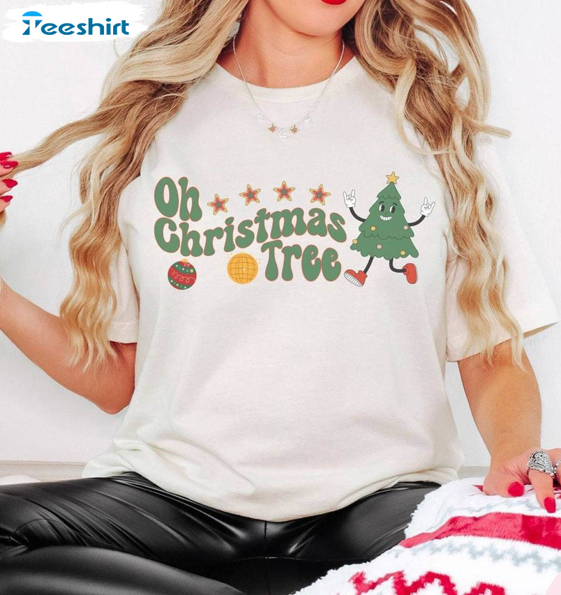 Oh Christmas Tree Funny Shirt, Christmas Short Sleeve Unisex T Shirt