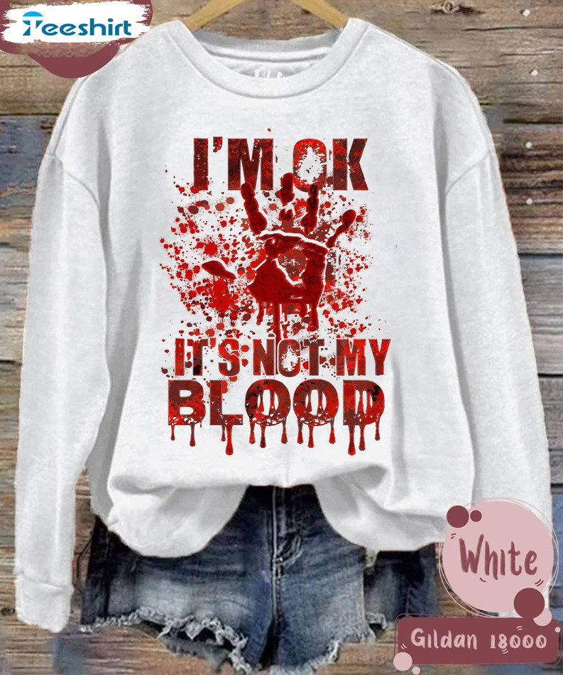 Bloody Halloween Shirt, Spooky Halloween Nurse Unisex Hoodie Short Sleeve