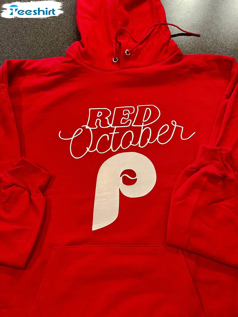 Phillies Red October Shirt, Trendy Baseball Unisex T Shirt Tee Tops