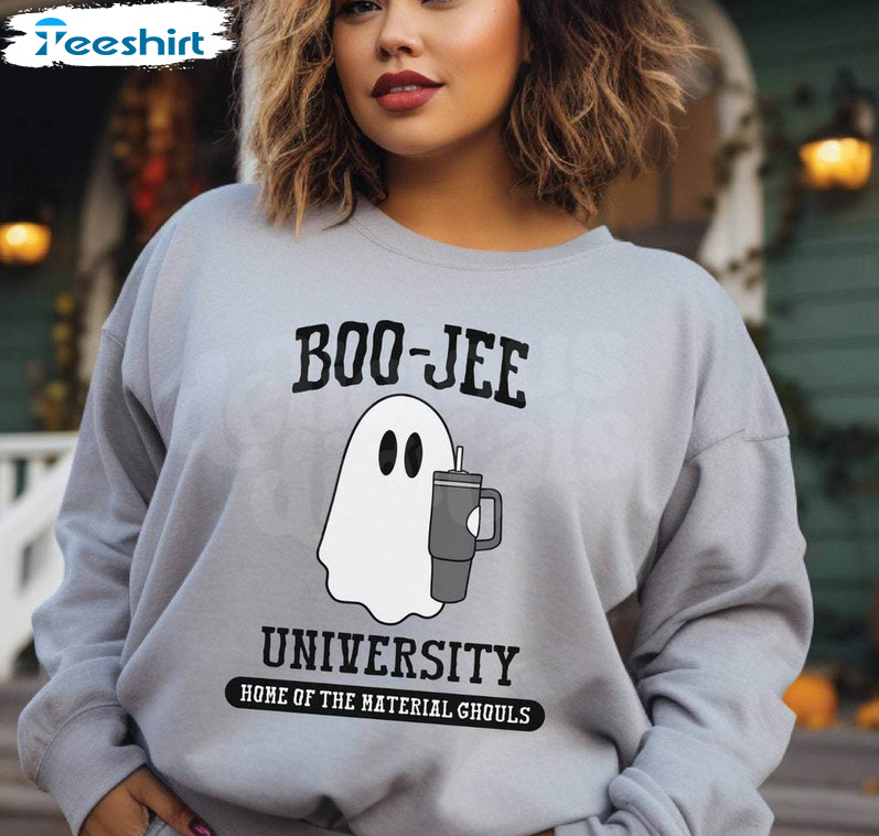 Boo Jee Shirt , Halloween Ghost Tee Tops Unisex Hoodie