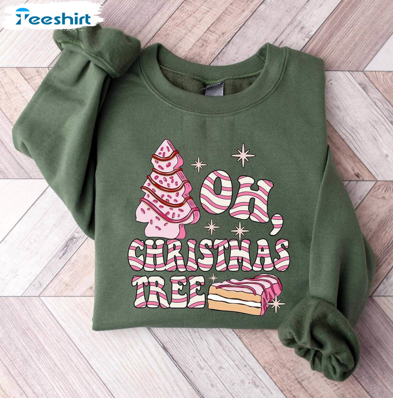 Oh Christmas Tree Vintage Shirt, Christmas Crewneck Unisex Hoodie