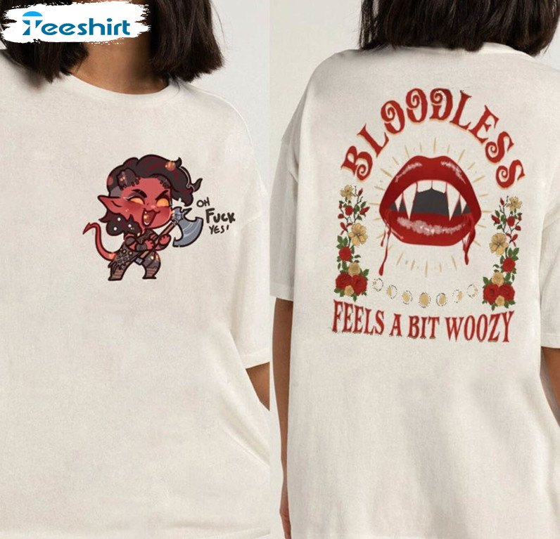 Astarion Bloodless Shirt, Video Game Tee Tops Short Sleeve