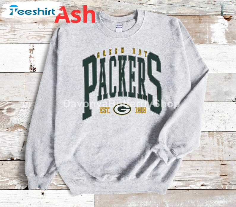 Green Bay Packers Trendy Shirt, Green Bay Packers Football Crewneck Short Sleeve