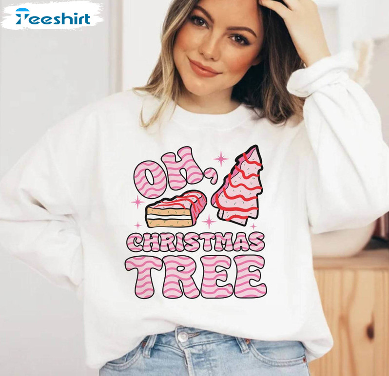 Oh Christmas Tree Retro Shirt, Christmas Unisex T Shirt Tee Tops