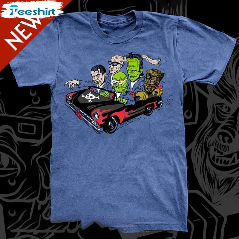 Monster Mash Shirt, Trendy Crewneck Unisex T Shirt