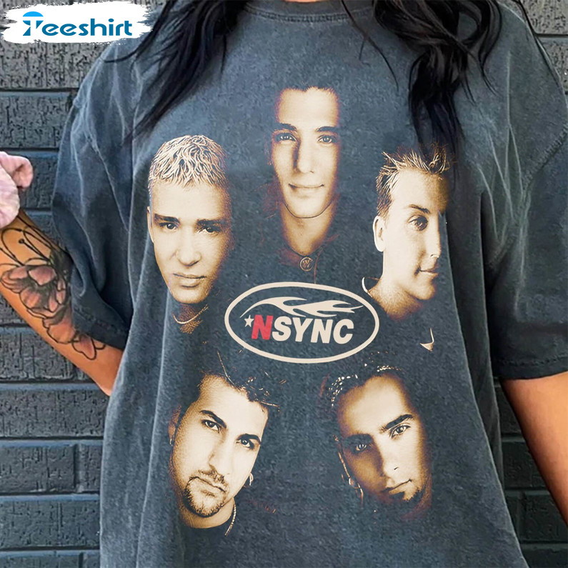 Vintage Nsync 1999 Tour Shirt, Vintage Nsync Band Unisex T Shirt Tee Tops