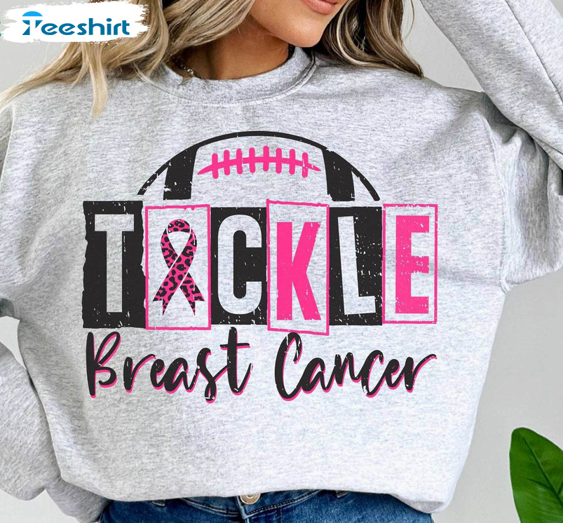 Tackle Cancer Trendy Shirt, Football Cancer Unisex Hoodie Unisex T Shirt