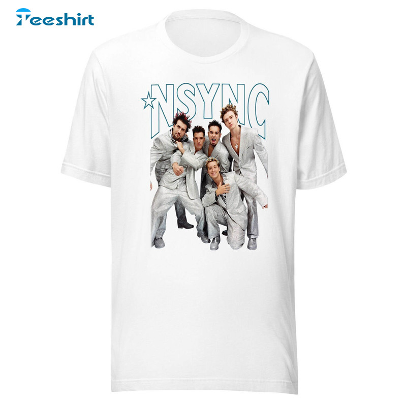 Nsync Music Band Shirt, Trendy Long Sleeve