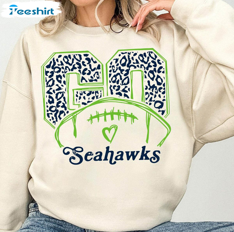 Seahawks Crewneck, Seattle Seahawks Sweatshirt,Seattle Seahawks Pullover  Sweatshirt ,Gilden Crewneck