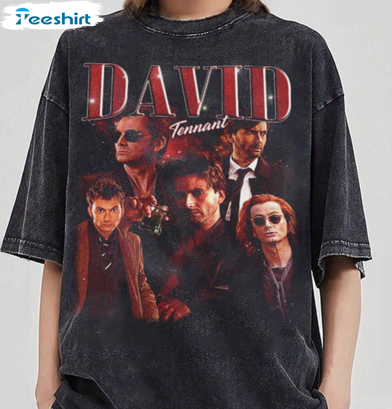David Tennant Shirt, Good Omens Lover Crewneck Unisex T Shirt