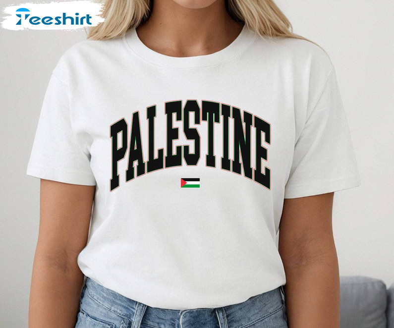 Free Palestine Shirt, Support Palestine Unisex Hoodie Crewneck