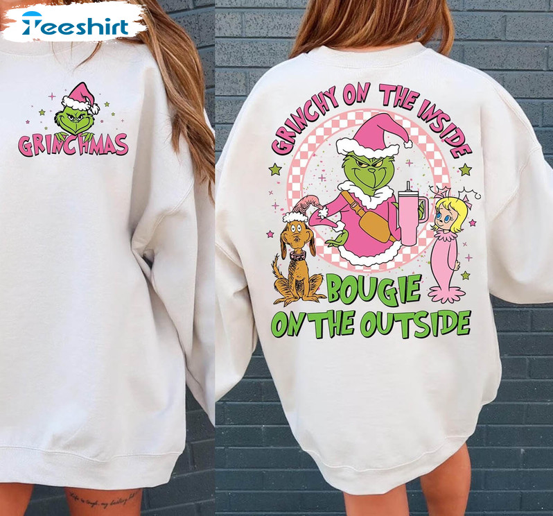 Grinch Bougie Shirt, Christmas Design Hoodie Tee Tops