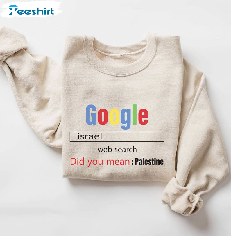 Did You Mean Palestine Shirt, Free Palestinian Long Sleeve Unisex T Shirt