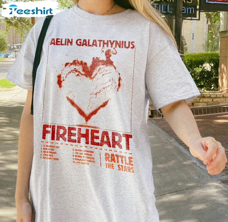 Aelin Galathynius Shirt, Fireheart Terrasen Crewneck Sweatshirt