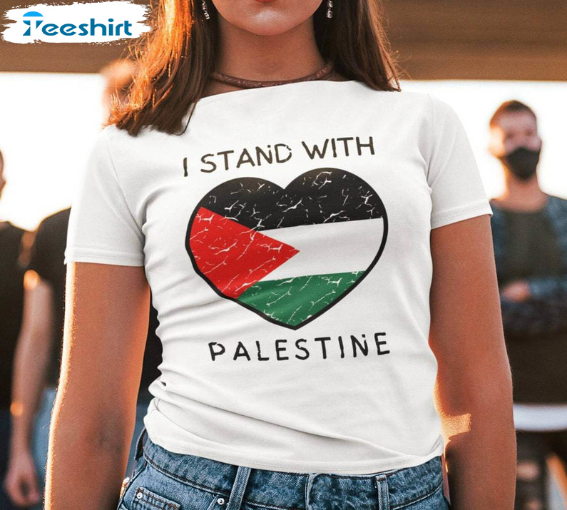 I Stand With Palestine Shirt, End War Crewneck Sweater