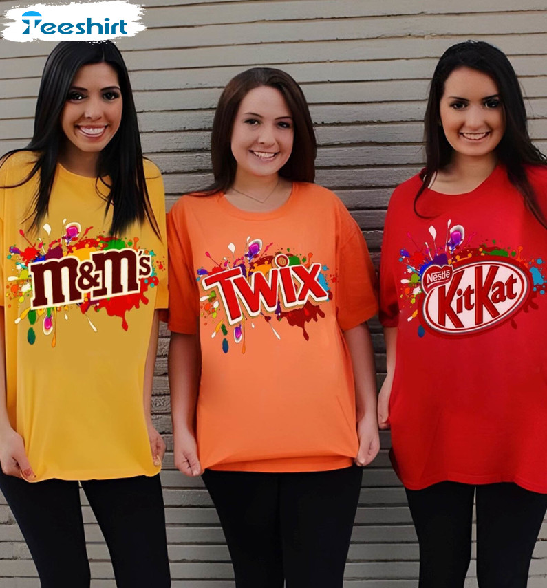 Candy Matching Shirt , Halloween Candy Group Long Sleeve Short Sleeve