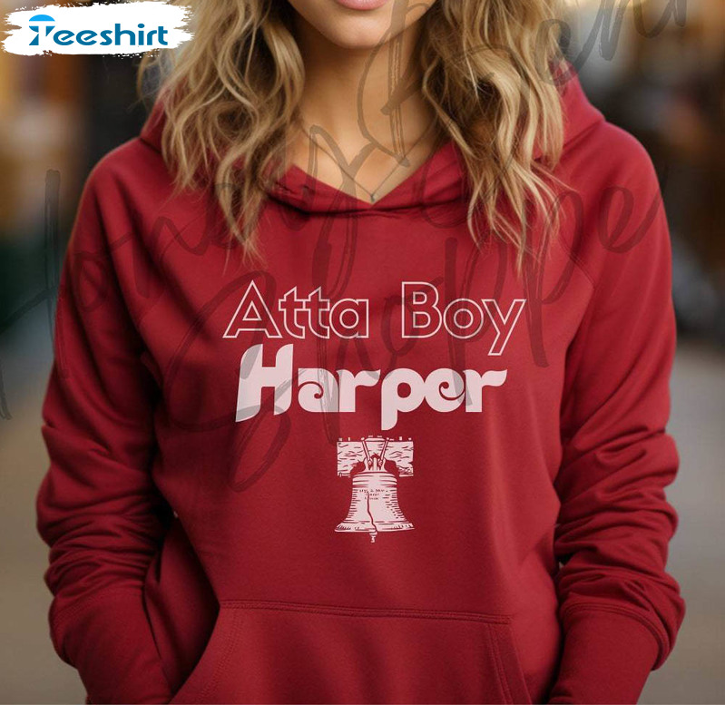 Atta Boy Harper Retro Shirt, Bryce Harper Sweater Crewneck