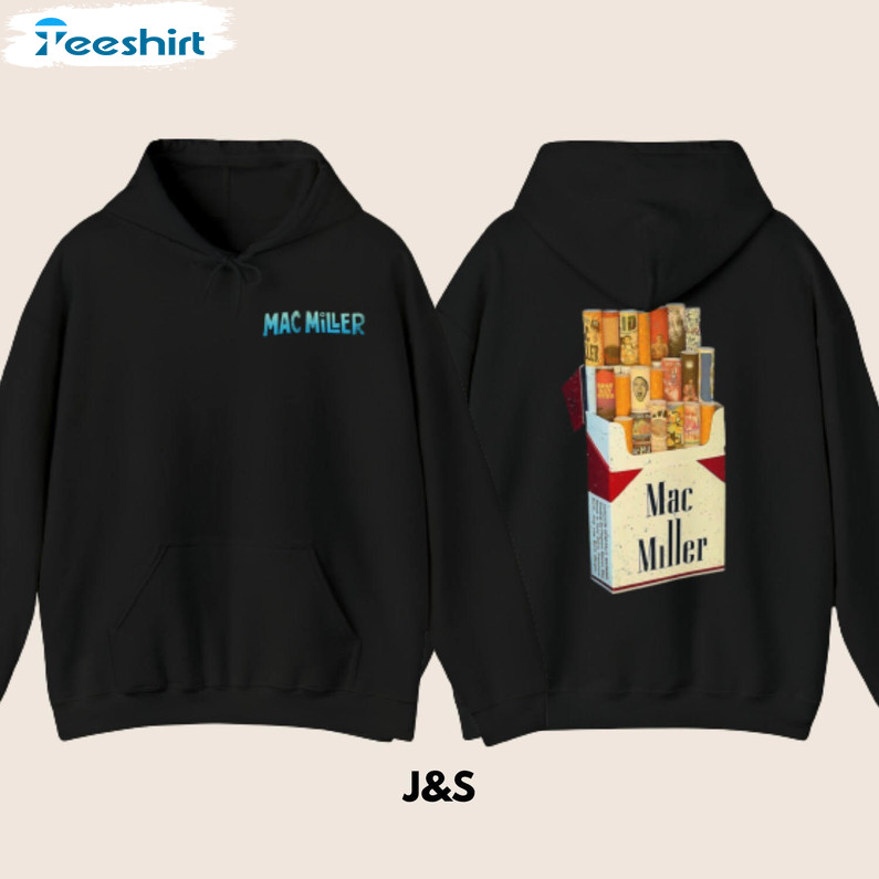 Mac Miller Pack Of Cigarettes Shirt, Trendy Music Sweater Short Sleeve