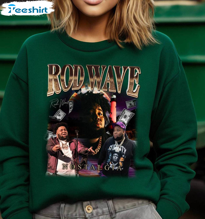 Rod Wave Nostalgia Shirt, Rod Wave Tour 2023 Long Sleeve Unisex T Shirt