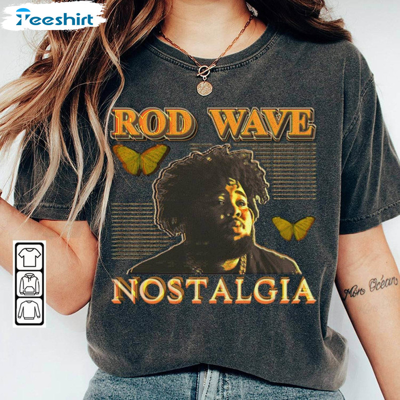 Rod Wave Nostalgia Rap Music Shirt , Vintage Short Sleeve Long Sleeve