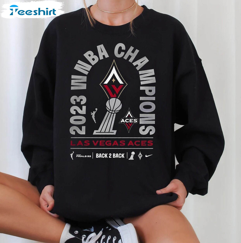 Back 2 back champions 2023 WNBA Las Vegas Aces shirt, hoodie