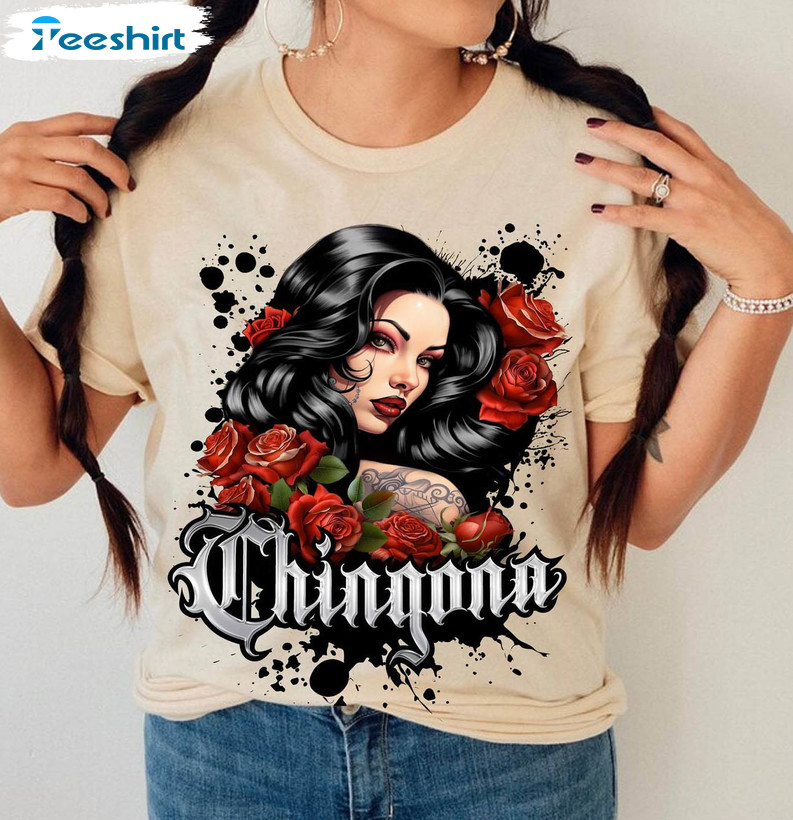 Chingona Feminist Latina Shirt, Strong Hispanic Short Sleeve Tee Tops